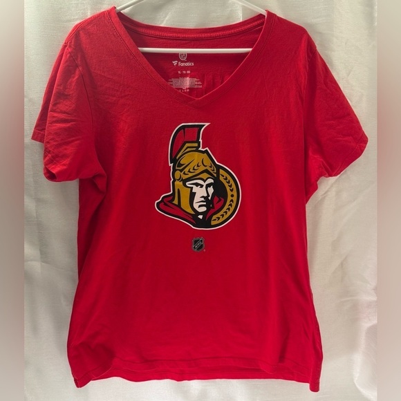 NHL Other - Ottawa Senators Fanatics Men's T Shirt Size X Large Red NHL Hockey Duchene